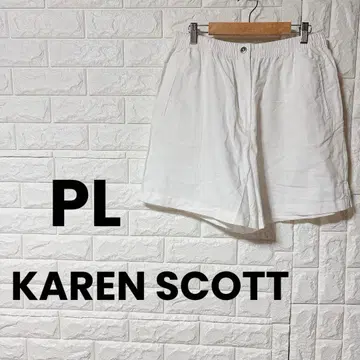 KAREN SCOTT [ PL ] 화이트 숏팬츠