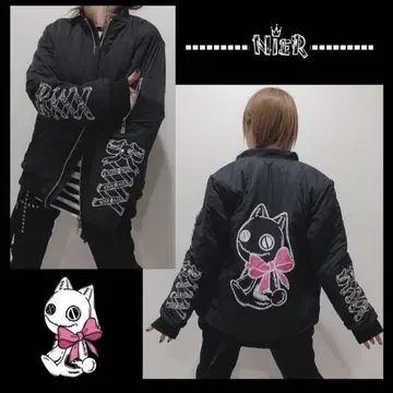 NieR 충전솜 방한 자켓 [ 더블 지퍼 ]