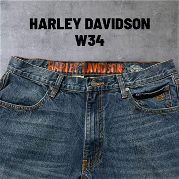 HARLEY DAVIDSON 스트레이트 데님 실측치수 W34 L29