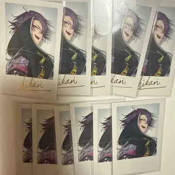 니지산지 VOLTACTION 와타라이 히바리 데뷔 폴라로이드 레어 사인