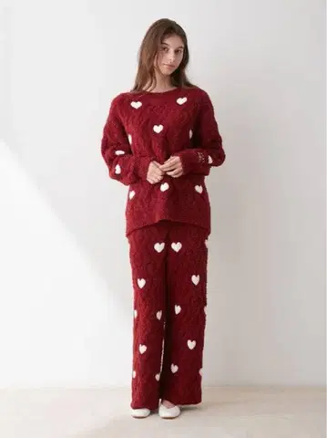 젤라또피케 Holiday 하트 자카드 풀오버