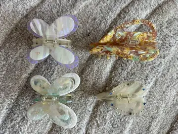 POTETE 헤어 클립 4개 세트