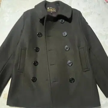 버즈릭슨 울 피코트 다크 그린