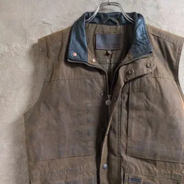 90년대 오일드 베스트 가죽 분위기 발군 브라운