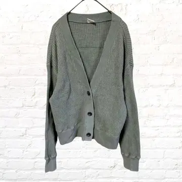 12178 어반 리서치 도어스 니트 가디건 겉옷 그린 계열 워셔블