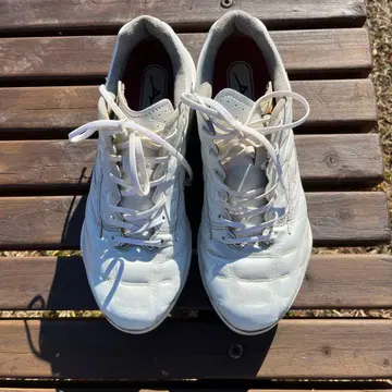 미즈노 프로 스파이크 슈즈 화이트