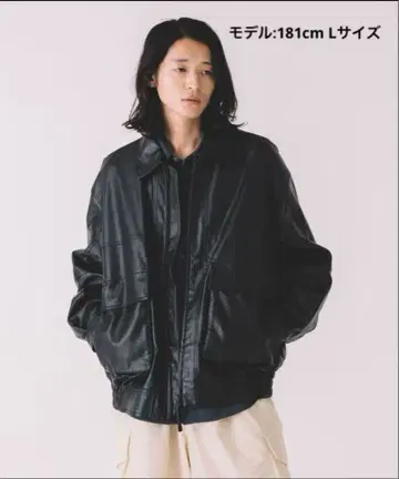 FREAK'S STORE 블랙 가죽 자켓