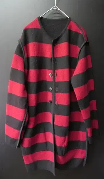 프랑스제/에네스베 agnes b 롱 가디건/리버서블