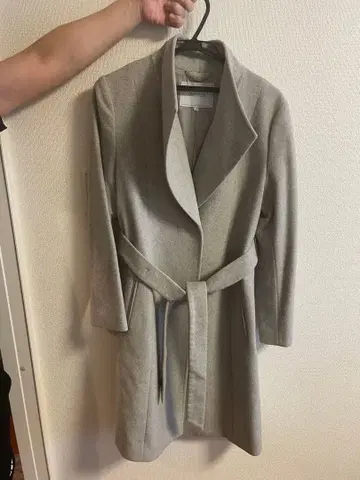 UNTITLED 그레이 롱 코트 사이즈 3