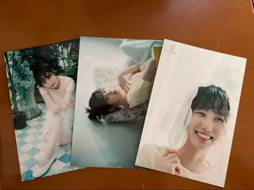 박은빈 브로마이드 3장 세트 JAPAN FUN CLUB 한정판