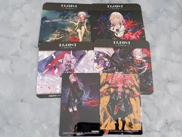 EGOIST 콜라보 카페 코스터 특전 카드 세트