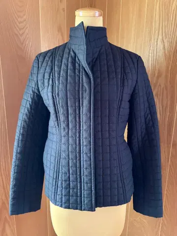 블랙 퀼팅 자켓