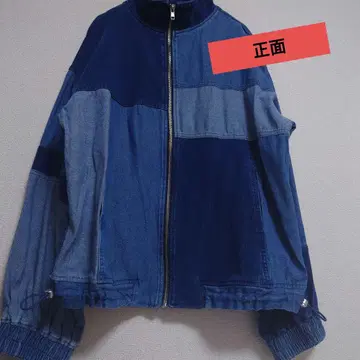 데님 절개 디자인 집업 자켓