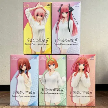 [ 미개봉 ] 5등분의 신부 그 셔츠 피규어 5자매 컴프 세트