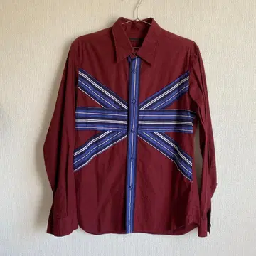 커스텀 컬처 긴팔 셔츠 유니언 잭