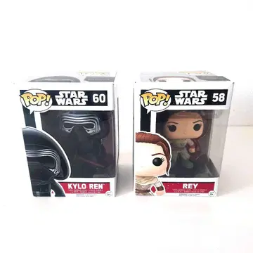 [ 미개봉 ] Funko POP! 스타 워즈 카일로 렌 레이 묶음 판매