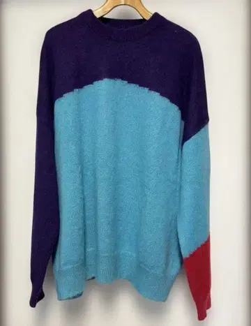 DAIRIKU 니트 스웨터 블록 컬러