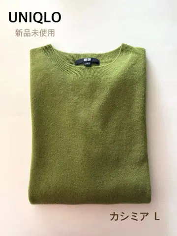 [ 미사용 새상품 ] UNIQLO 캐시미어 크루넥 스웨터 L