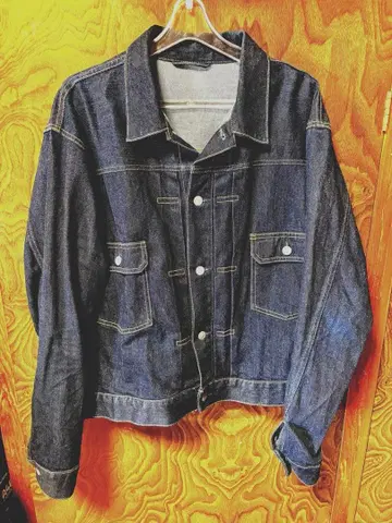 다크 네이비 2nd 507xx 데님 자켓 G 신치 벨트 GU XL