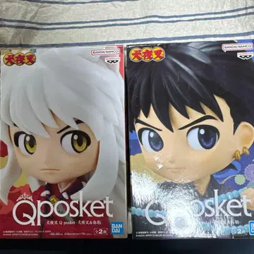 Q포스켓 이누야샤 이누야샤 & 미륵 세트 미개봉품