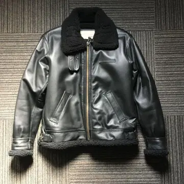 AVIREX 가죽 라이더스 봄버 자켓