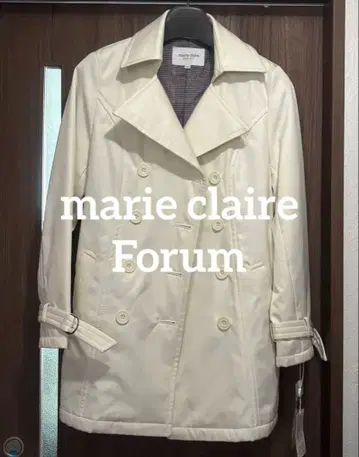 미사용 새상품 마리끌레르 자켓 코트 트렌치 마리끌레르 포럼