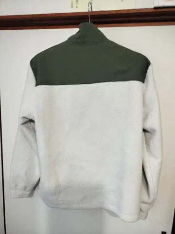 PUMA 플리스 자켓 M 화이트/그린