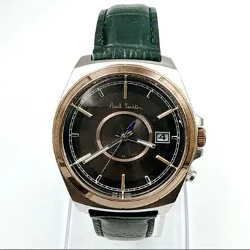 폴스미스 전파 솔라 데이트 악어 무늬 가죽 벨트 새상품급