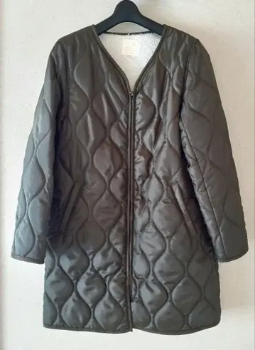 earth*퀼팅 코트*보아