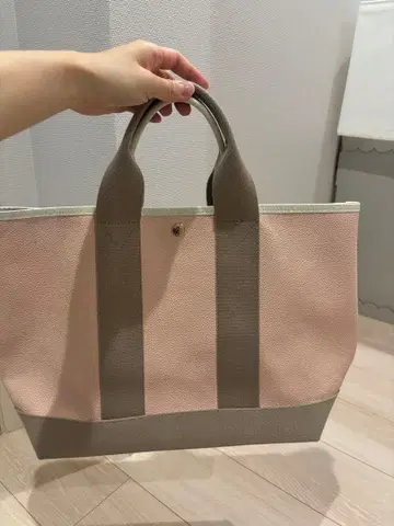 핑크와 그레이의 토트백 탑카피