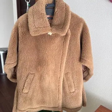 베어 판초 코트 케이프 코트 보아 S 사이즈