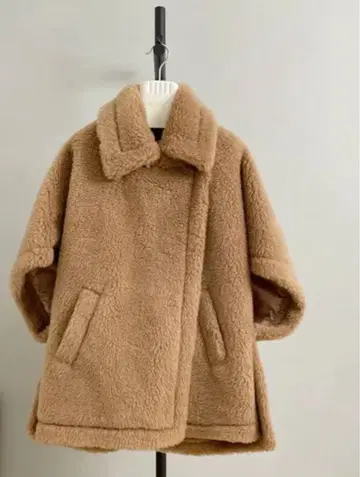 베어 판초 코트 케이프 코트 보아 S 사이즈