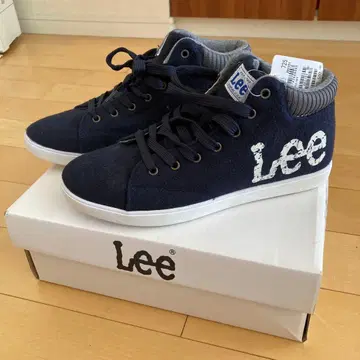 미사용 새상품 L e e 25cm 블랙 스웨이드 원단