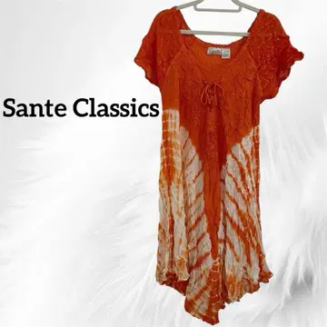 Sante Classics 오렌지 타이다이 튜닉