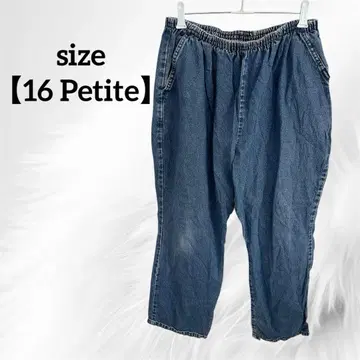 데님 팬츠 16 Petite 허리밴딩