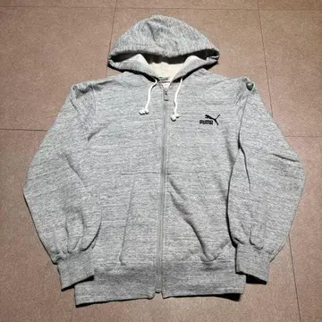 Puma 후드티 집업 맨투맨 그레이 빈티지 90s 일본제