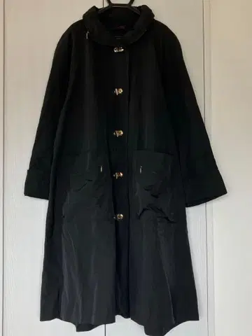 [ 즉시 배송 ] MON CHEZ 몽쉐 롱 코트 블랙 9호