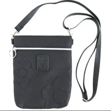 MARY QUANT 블랙 데이지 스티치 미니 숄더 스마트폰 미니백