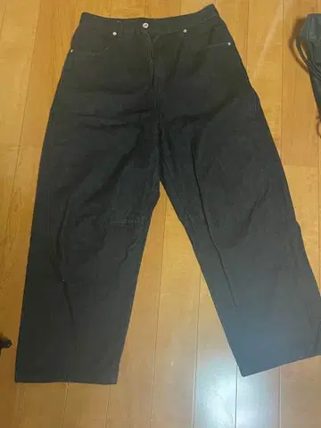 NO REMID 블랙 데님 팬츠