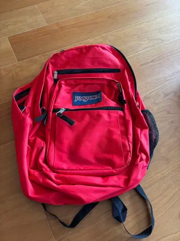 JANSPORT 빨간색 백팩