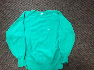 Champion Reverse Weave 트레이닝복 L 민트 그린