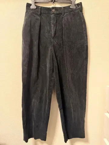 [고품질] MARKAWARE 블랙 코듀로이 팬츠 사이즈 1