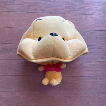 푸우 봉제 인형 캡