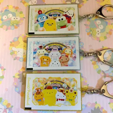 산리오 퓨로랜드 티켓 모티브 키링 팀 푸딩