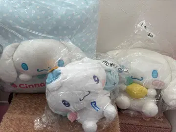 시나모롤 행운 복권 봉제 인형 쿠션 세트