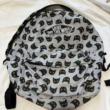 VANS 고양이 패턴 백팩 스카이블루