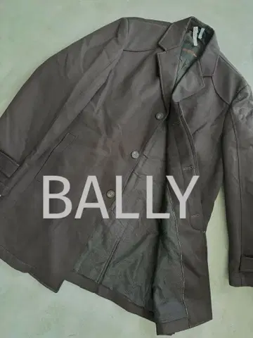 BALLY 다크 브라운 스텐카라 코트