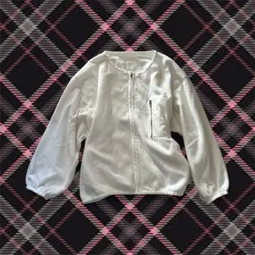 RASVOA 화이트 점퍼/블루종