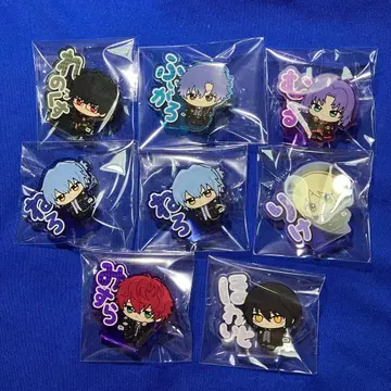 새상품! 마법사의 약속 치비구루미 포즈! 아크릴 배지 8개 세트