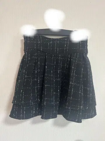 미셸 마카롱 슬림 레그 스커트 트위드 M 정품